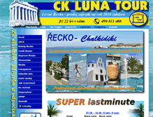 Tablet Screenshot of lunatour.cz